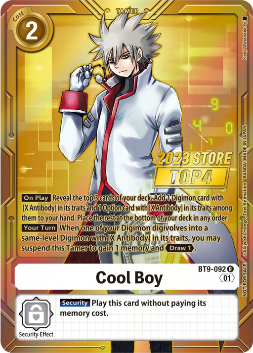 Cool Boy (2023 Store Top 4) [X Record] - Just $0! Shop now at Retro Gaming of Denver