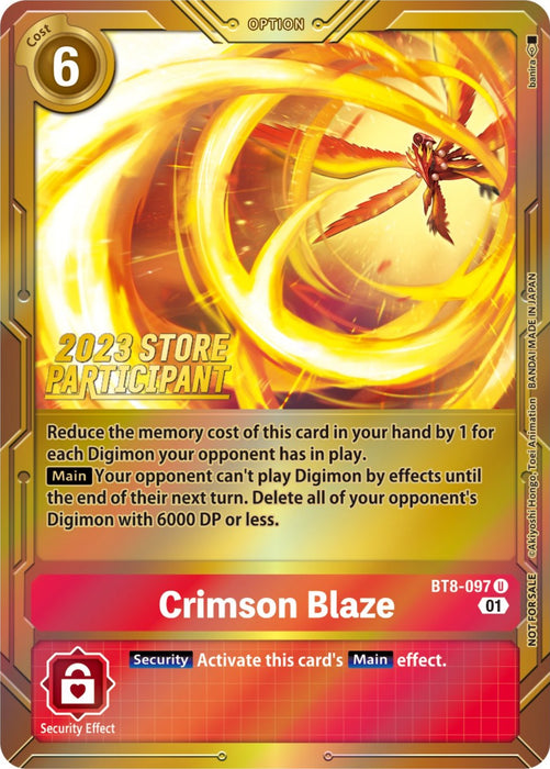 Crimson Blaze (2023 Store Participant) [New Awakening] - Just $0! Shop now at Retro Gaming of Denver