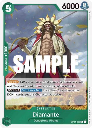 Diamante (OP04-028) - Kingdoms of Intrigue Foil - for just $0.08! 