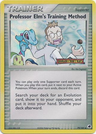 Professor Elm's Training Method (79/101) (Stamped) [EX: Dragon Frontiers] - for just $13.25! 