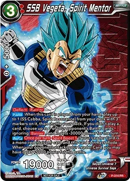 SSB Vegeta, Spirit Mentor (Winner Stamped) (P-314) [Tournament Promotion Cards] - for just $2.65! 