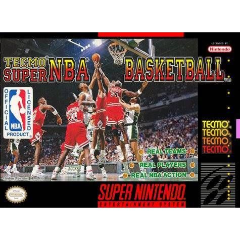 Tecmo Super NBA Basketball With Box (Super Nintendo) - Premium Video Games - Just $0! Shop now at Retro Gaming of Denver