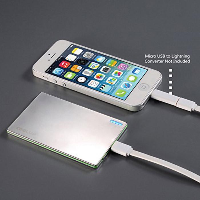 OREI Super Ultra Slim Elegant Brushed Aluminum External Battery for Cell Phones - Unicharge Technology - Premium Powerbank - Just $19.99! Shop now at Retro Gaming of Denver