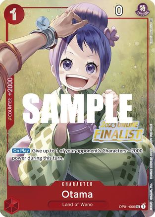 Otama (Online Regional 2023) [Finalist] (OP01-006) - One Piece Promotion Cards Foil - for just $37.45! 