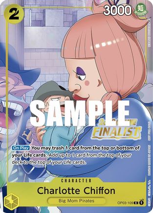 Charlotte Chiffon (Online Regional 2023) [Finalist] (OP03-109) - One Piece Promotion Cards Foil - for just $18.83! 