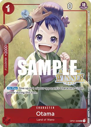 Otama (Online Regional 2023) [Winner] (OP01-006) - One Piece Promotion Cards Foil - for just $630! 