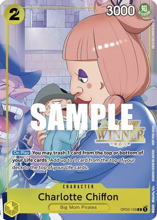Charlotte Chiffon (Online Regional 2023) [Winner] (OP03-109) - One Piece Promotion Cards Foil - for just $0.10! 