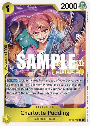 Charlotte Pudding (Judge Pack Vol. 2) (OP03-112) - One Piece Promotion Cards Foil - for just $1.80! 