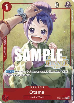 Otama (Offline Regional 2023) [Winner] (OP01-006) - One Piece Promotion Cards Foil - for just $0.10! 