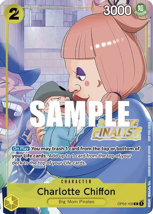 Charlotte Chiffon (Offline Regional 2023) [Finalist] (OP03-109) - One Piece Promotion Cards Foil - for just $15.38! 