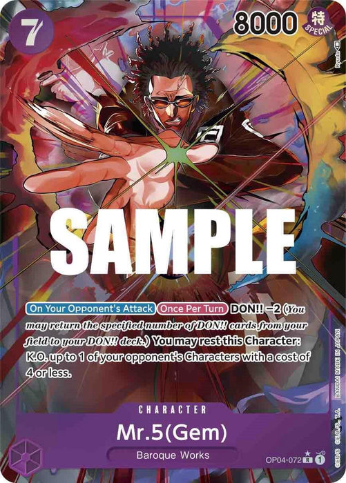 Mr.5(Gem) (Alternate Art) [Kingdoms of Intrigue] - for just $1.35! 