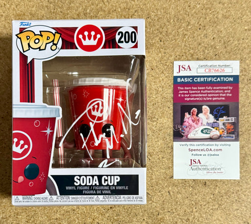 Pat McAfee - WWE - ESPN - NFL Signed Movie Theater Soda Cup Funko Pop! #200 With JSA COA - for just $250! 