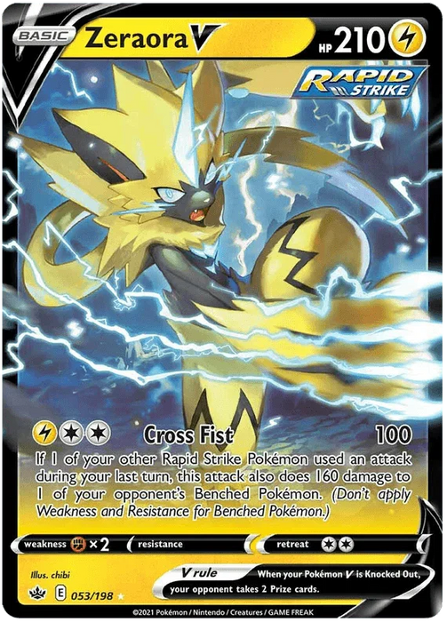 Zeraora V (053/198) [Sword & Shield: Chilling Reign] - for just $0.40! 