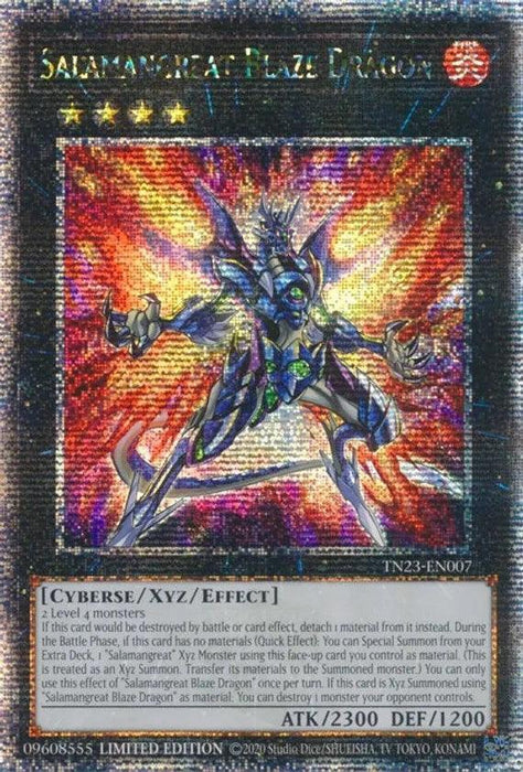 Salamangreat Blaze Dragon [TN23-EN007] Quarter Century Secret Rare - for just $0.20! 