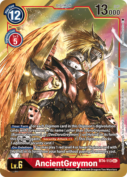 AncientGreymon [BT4-113] (Alternate Art) [Great Legend] - Just $12.25! Shop now at Retro Gaming of Denver