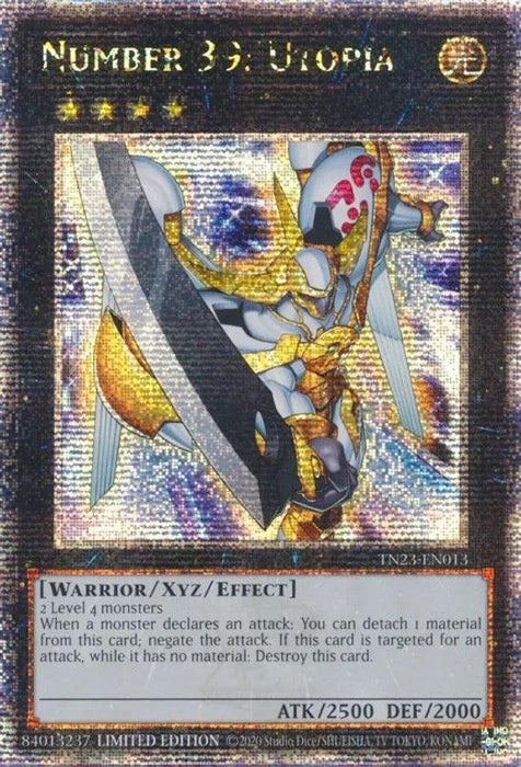 Number 39: Utopia [TN23-EN013] Quarter Century Secret Rare - for just $0.45! 