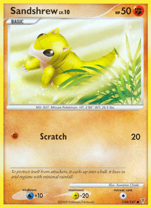 Sandshrew (124/147) [Platinum: Supreme Victors] - for just $0.25! 