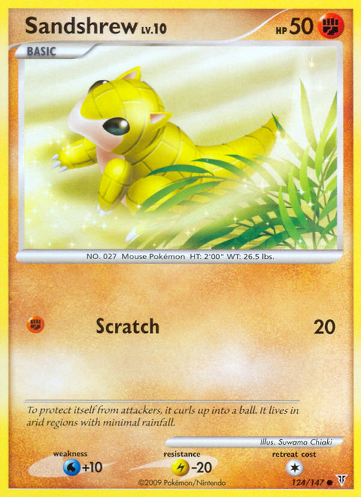 Sandshrew (124/147) [Platinum: Supreme Victors] - Just $0.10! Shop now at Retro Gaming of Denver