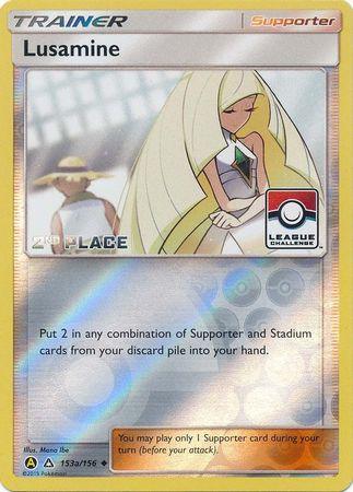 Lusamine (153a/156) (League Challenge Alt Art 2nd Place) [Sun & Moon: Ultra Prism] - for just $2! 