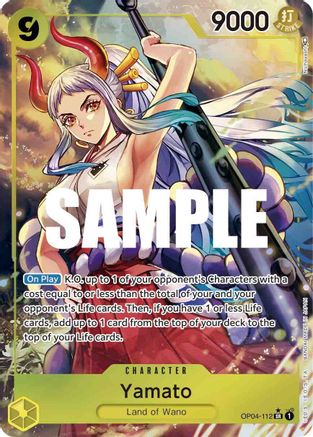 Yamato (Alternate Art) (OP04-112) - Kingdoms of Intrigue Foil - for just $8.55! 
