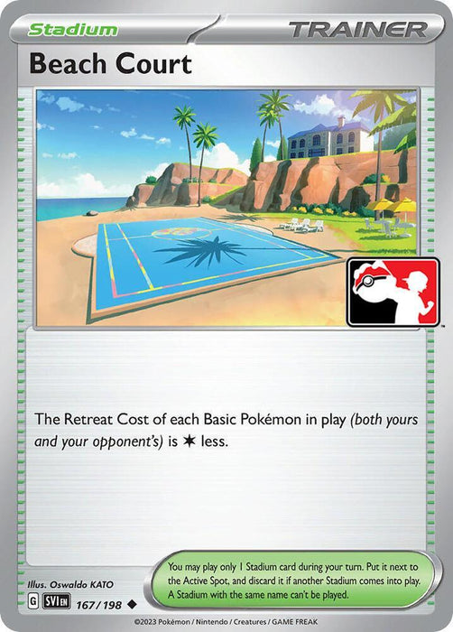 Beach Court (167/198) [Prize Pack Series Three] - for just $0.10! 