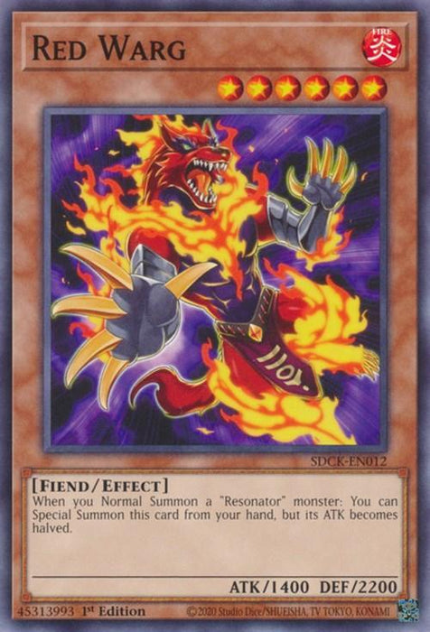 Red Warg [SDCK-EN012] Common - for just $0.10! 