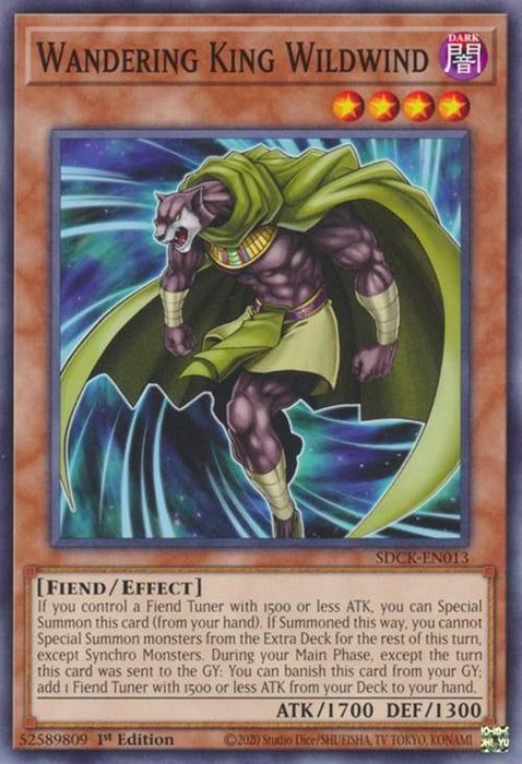 Wandering King Wildwind [SDCK-EN013] Common - for just $0.10! 