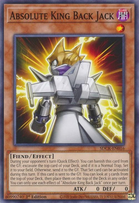 Absolute King Back Jack [SDCK-EN016] Common - for just $0.10! 