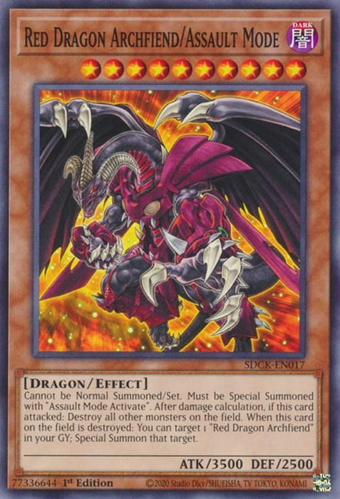 Red Dragon Archfiend/Assault Mode [SDCK-EN017] Common - for just $0.10! 