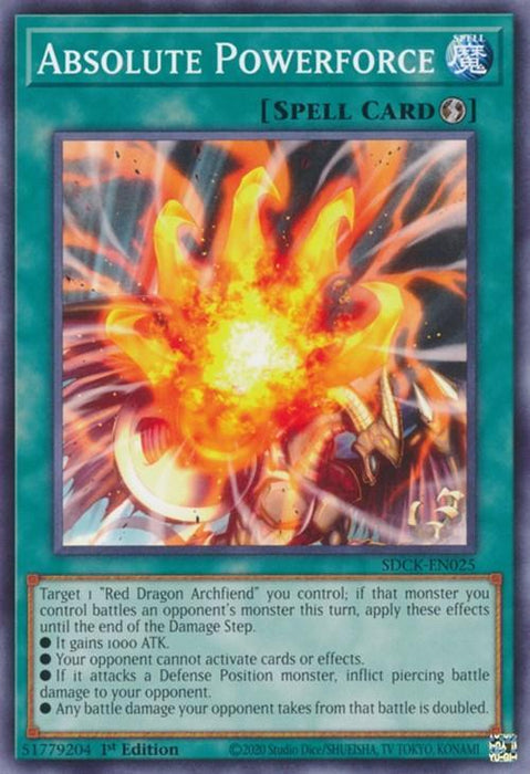 Absolute Powerforce [SDCK-EN025] Common - for just $0.10! 