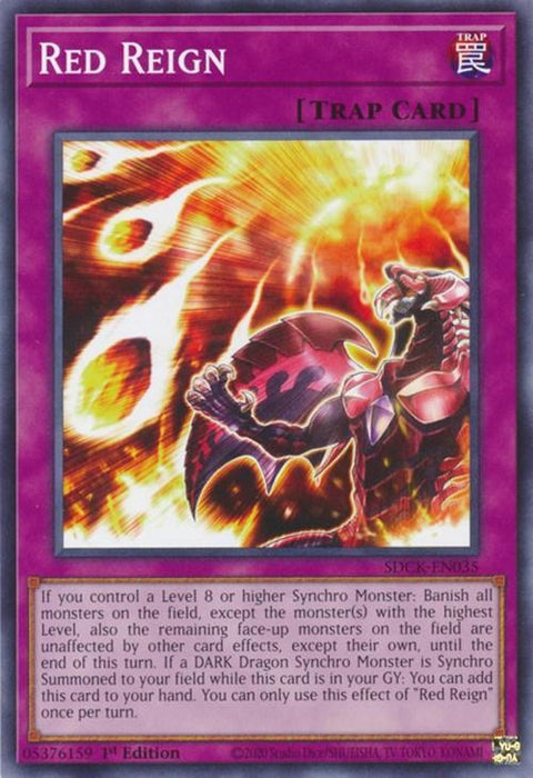 Red Reign [SDCK-EN035] Common - for just $0.10! 