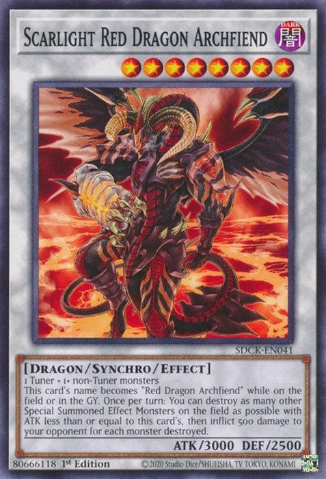 Scarlight Red Dragon Archfiend [SDCK-EN041] Common - for just $0.10! 