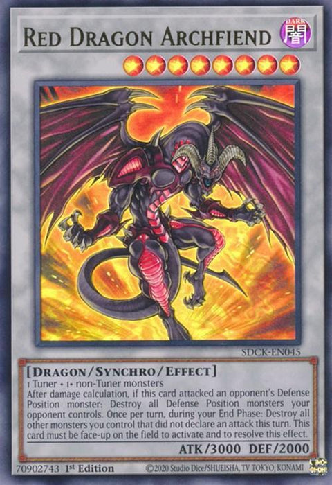 Red Dragon Archfiend [SDCK-EN045] Ultra Rare - for just $0.65! 