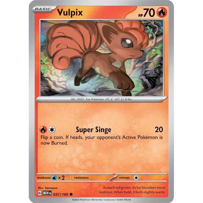 Vulpix (037/165) [Scarlet & Violet: 151] - Just $0.10! Shop now at Retro Gaming of Denver