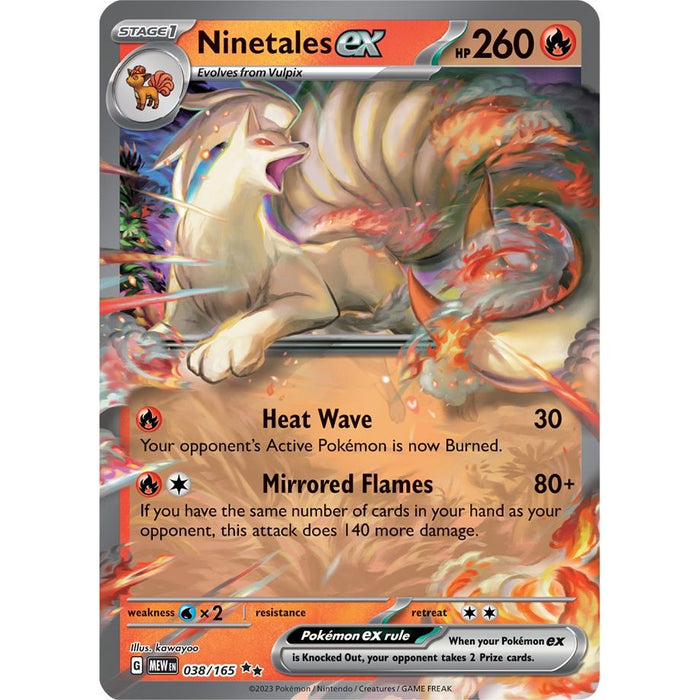 Ninetales ex (038/165) [Scarlet & Violet: 151] - Just $0.38! Shop now at Retro Gaming of Denver