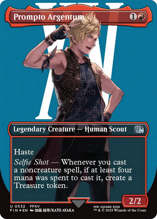 Prompto Argentum (FIN-532) - FINAL FANTASY (Borderless) Foil - for just $0.42! 
