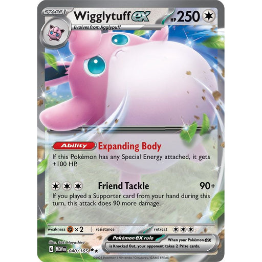 Wigglytuff ex (040/165) [Scarlet & Violet: 151] - Just $0.52! Shop now at Retro Gaming of Denver