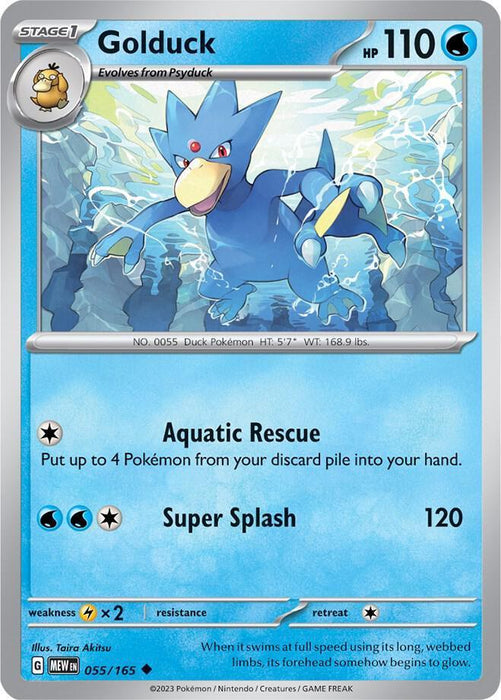 Golduck (055/165) [Scarlet & Violet: 151] - for just $0.10! 