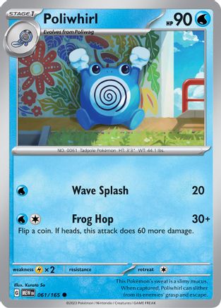 Poliwhirl 061/165 - SV Scarlet & Violet 151 - for just $0.10! 