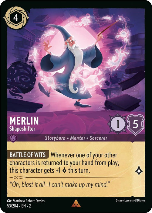 Merlin - Shapeshifter (53/204) - Rise of the Floodborn - for just $0.06! 