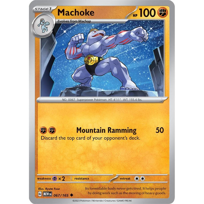 Machoke (067/165) [Scarlet & Violet: 151] - Just $0.10! Shop now at Retro Gaming of Denver