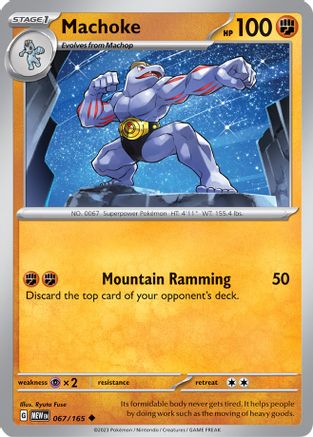 Machoke 067/165 - SV Scarlet & Violet 151 - for just $0.06! 