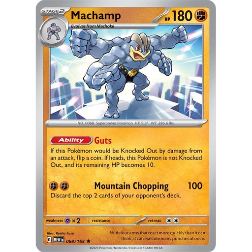 Machamp (068/165) [Scarlet & Violet: 151] - Just $0.10! Shop now at Retro Gaming of Denver