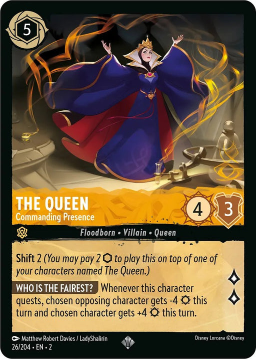 The Queen - Commanding Presence (26/204) - Rise of the Floodborn - for just $0.10! 