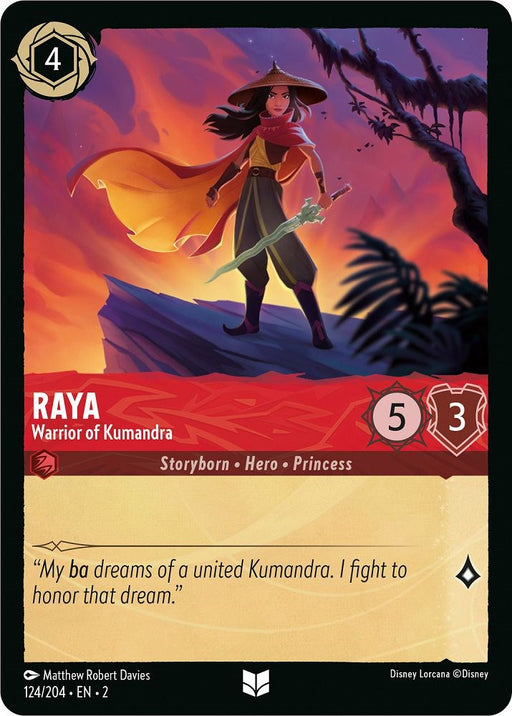 Raya - Warrior of Kumandra (124/204) - Rise of the Floodborn - for just $0.03! 