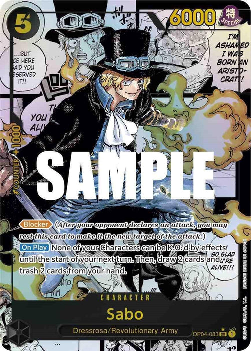 Sabo (Alternate Art Manga) [Kingdoms of Intrigue] - for just $339.45! 