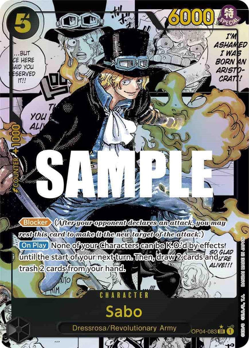 Sabo (Alternate Art Manga) [Kingdoms of Intrigue] - for just $334.80! 