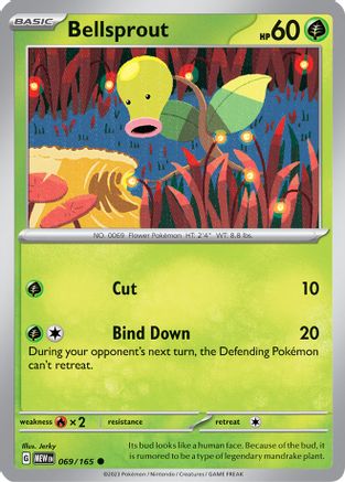 Bellsprout 069/165 - SV Scarlet & Violet 151 - for just $0.05! 