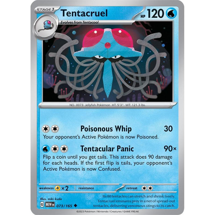 Tentacruel (073/165) [Scarlet & Violet: 151] - Just $0.04! Shop now at Retro Gaming of Denver