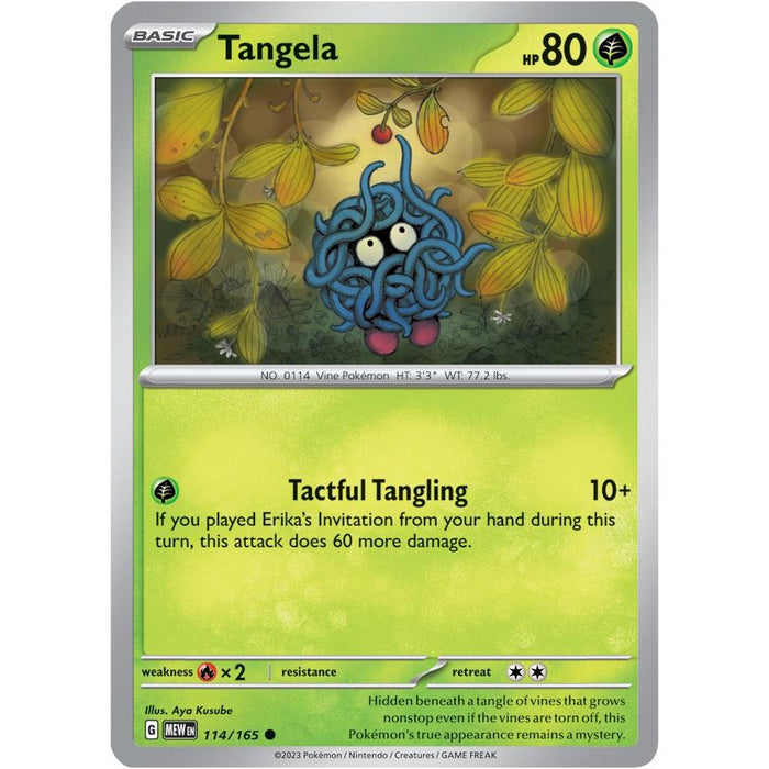 Tangela (114/165) [Scarlet & Violet: 151] - Just $0.04! Shop now at Retro Gaming of Denver